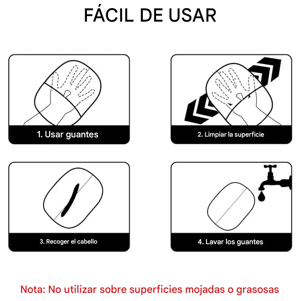 Guante eliminador de pelo