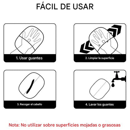 Guante eliminador de pelo