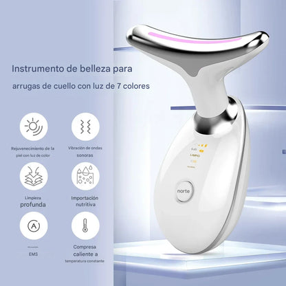 Masajeador facial led