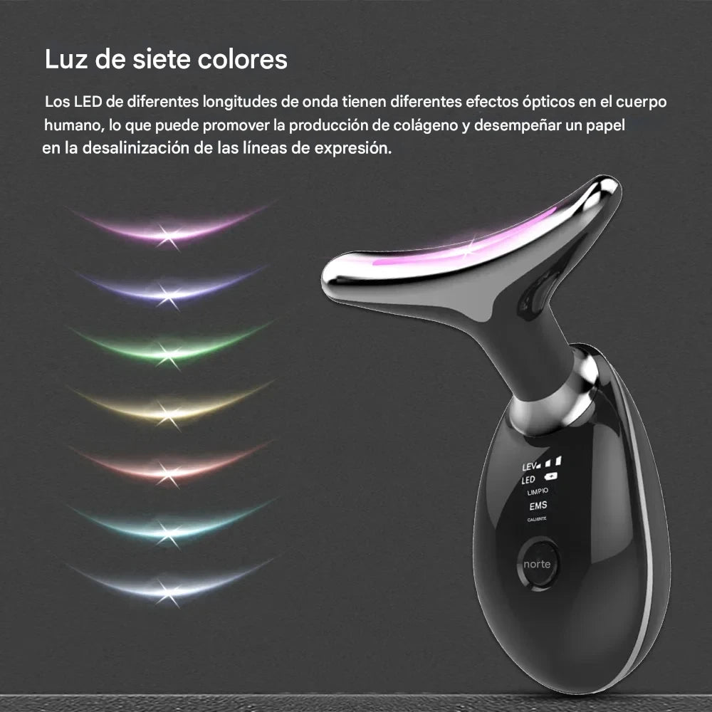 Masajeador facial led
