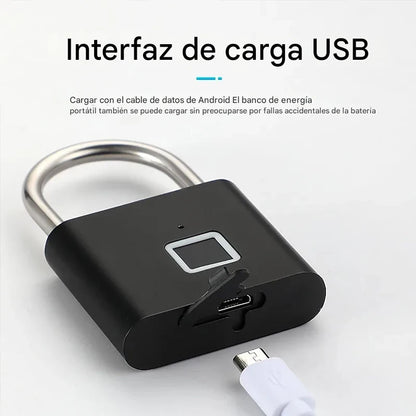 Candado huella digital